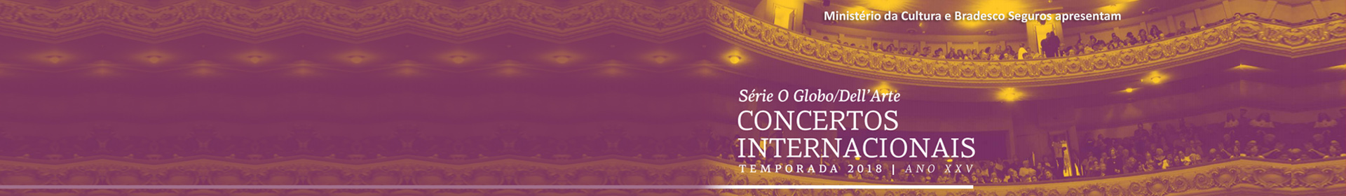 Série de Concertos Internacionais 2018
